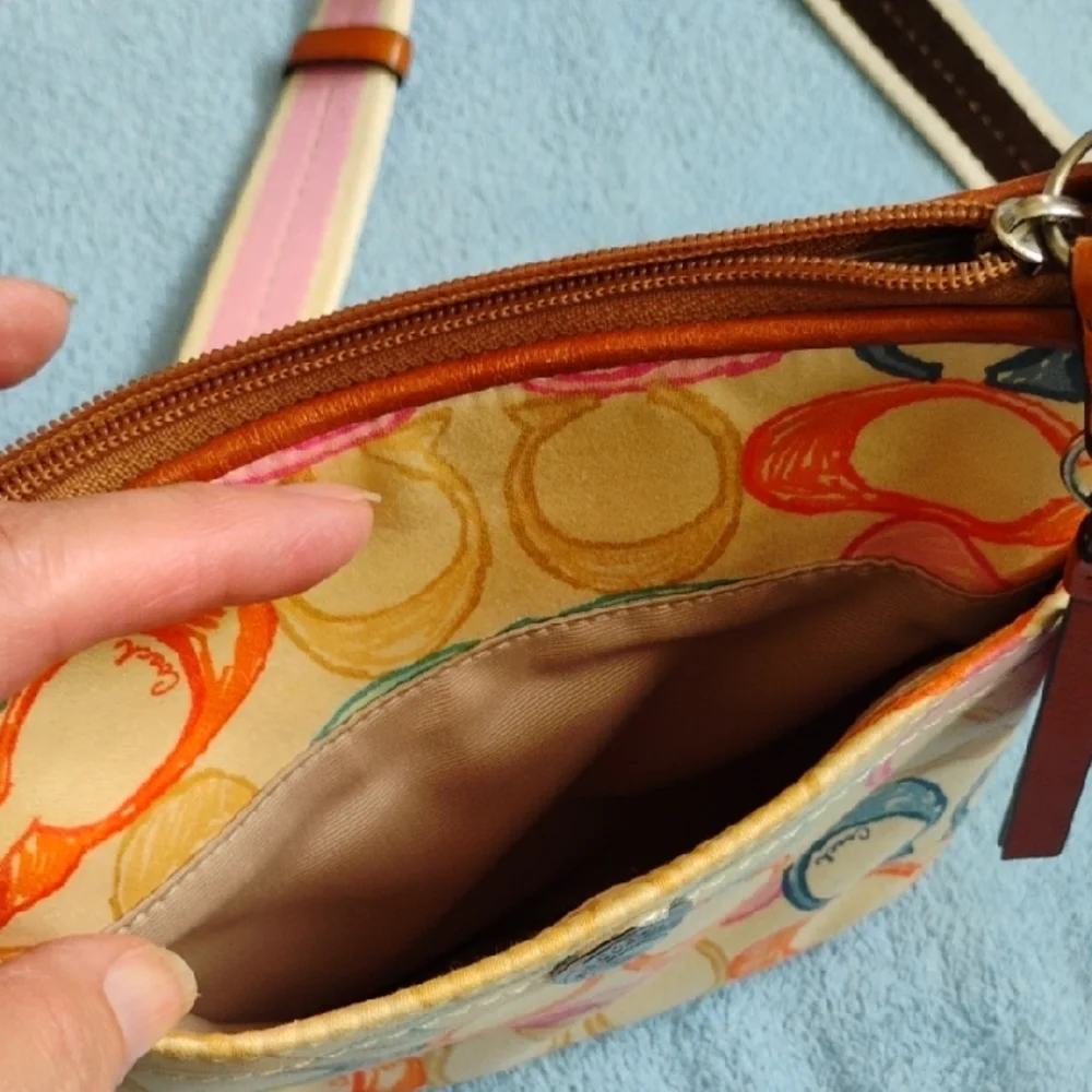 Coach Crossbody Bag with Signature Pattern